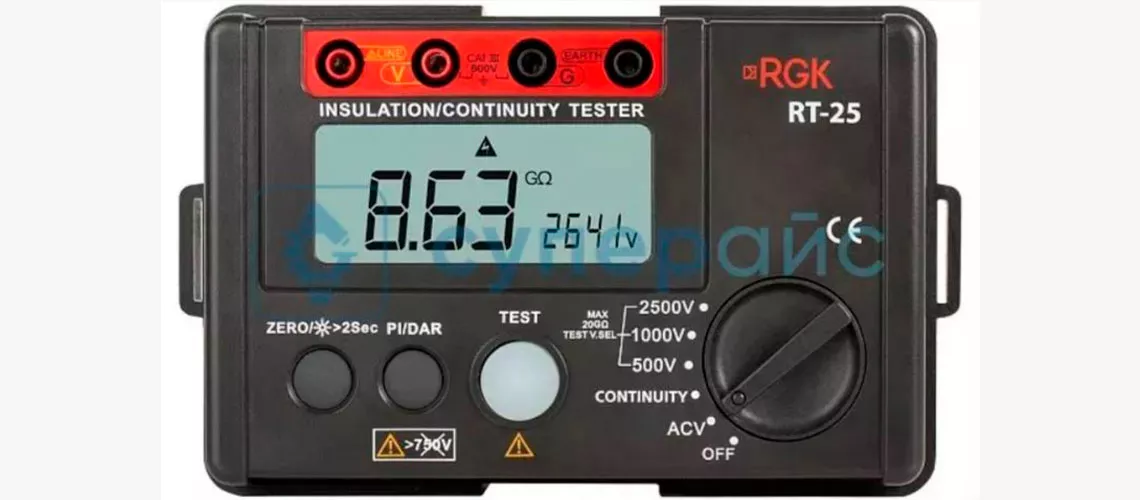 Мегомметр RGK RT-25 rgk rt 25