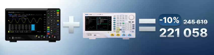 Rigol DG4062 и Hantek DPO7504C