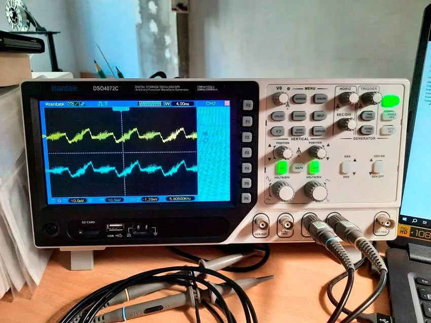 Осциллограф HANTEK DSO4072C осциллограф hantek купить