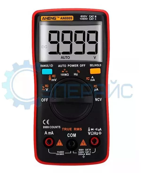 Тестер-мультиметр ANENG AN8009 Цифровой мультиметр купить