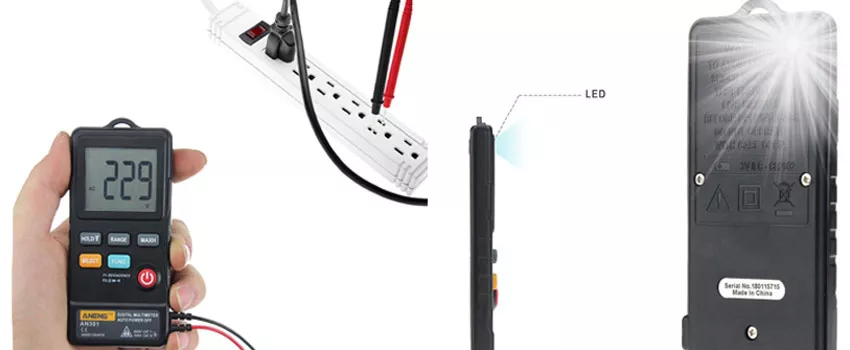 Функции ANENG AN301 Карманный мультиметр в Суперайс