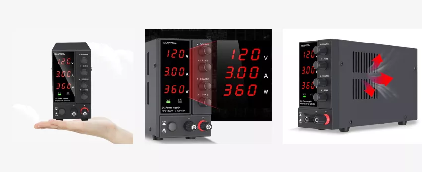 Функции блока питания Wanptek NPS1203W Источник питания NPS1203W от Wanptek