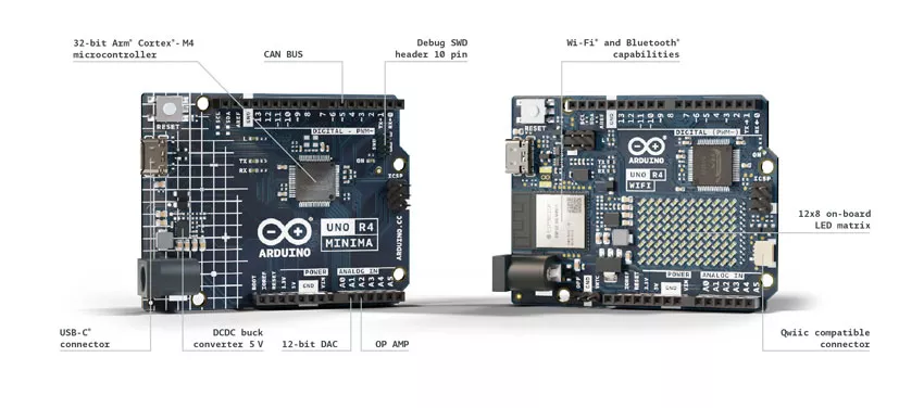 R4 версии Minima и WiFi arduino uno r4
