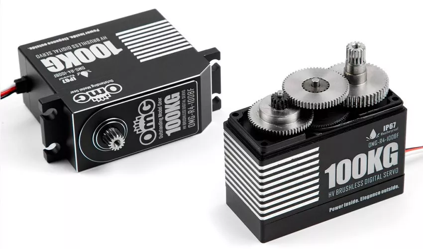 Цельнометаллический сервопривод OMG-R4-100BF сервопривод в Суперайс