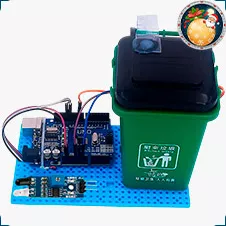 купить мусорный бак Qhebot Robotized Trashcan на новый 2026 год в суперайс