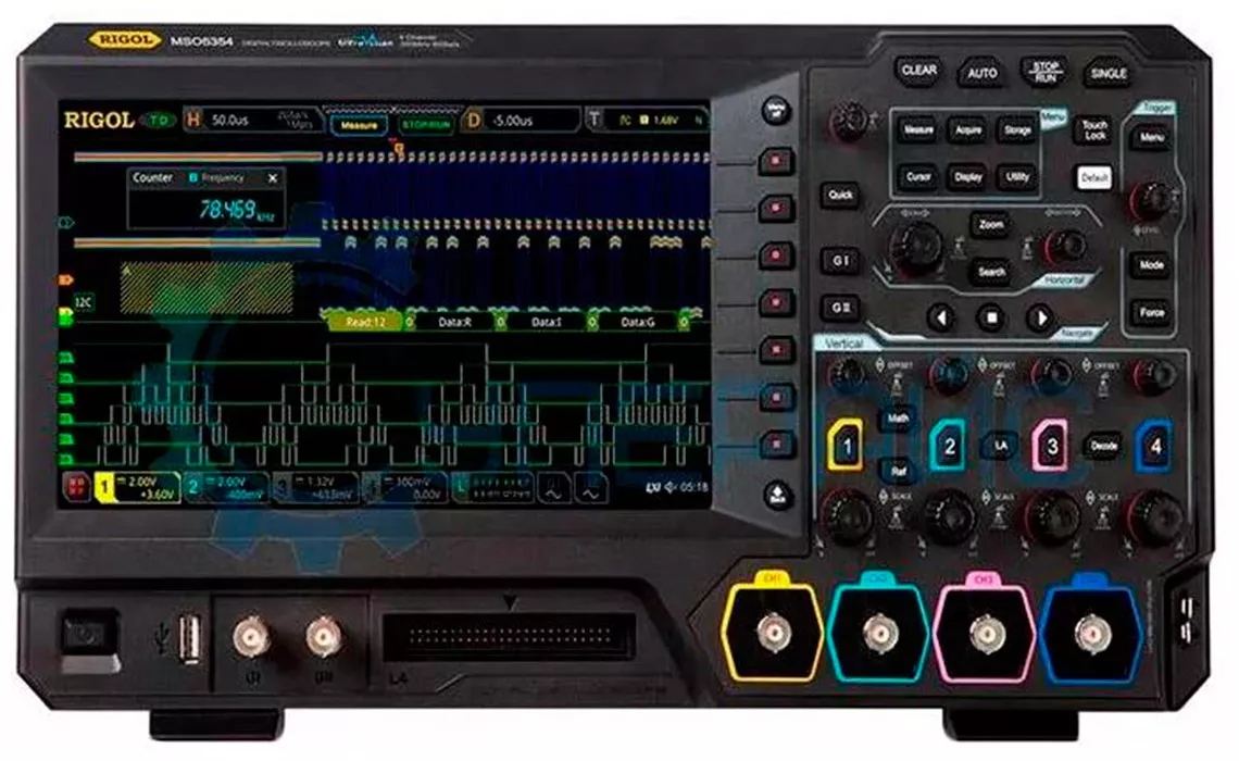 MSO5354 цифровой осциллограф rigol