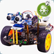 купить Образовательный конструктор для сборки робота Yahboom Robot Car в Суперайс