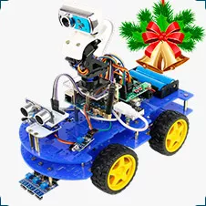 купить конструктор для сборки робота Robot Car на новый 2024 год в суперайс