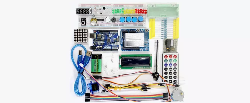 Составляющие набора Arduino Starter Kit Набор ардуино с микроконтроллером в Суперайс