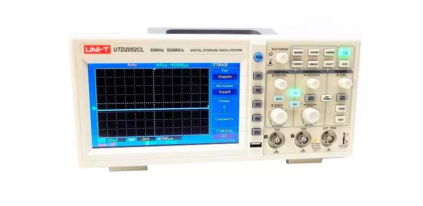 Дисплей осциллографа UNI-T UTD2052CL осциллограф utd2052cl