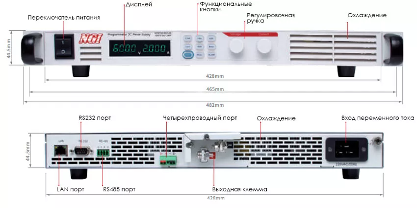 Программируемый источник питания NGI Н39118-600-03 программируемый блок питания