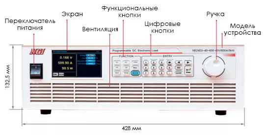 Электронная нагрузка NGI N68024-600-020 Регулируемая электронная нагрузка в Суперайс