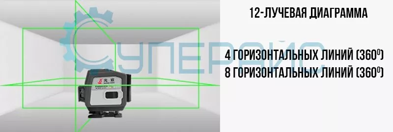 лазерный построитель плоскостей (нивелир) MAOVON M-235T MAOVON M-235T нивелир
