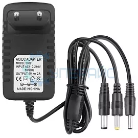 Импульсный адаптер питания (5В, 2А, 3 штекера) фото