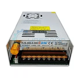 Блок питания Hangjiasheng HJS-480-0-300 с индикатором напряжения (480 Вт) фото