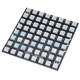 Панель-матрица 8х8 RGB светодиодов на базе чипа WS2812B фото