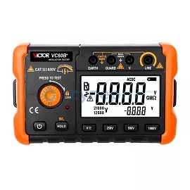 Прибор для измерения сопротивления изоляции VICTOR VC60B+ фото