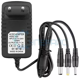 Адаптер питания (15В, 2А, 3 штекера) фото