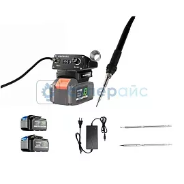 Аккумуляторная паяльная станция MAOVON T12 с двумя аккумуляторами фото