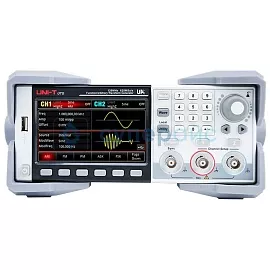 Двухканальный генератор сигналов UNI-T UTG2122X фото