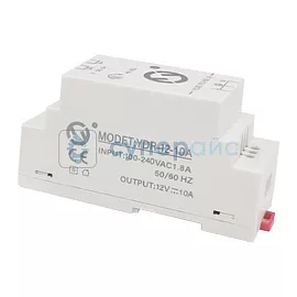 Блок питания на ДИН рейку Yueyu YDR-12V-10A фото