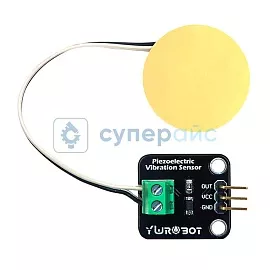 Пьезоэлектрический датчик вибрации YwRobot фото