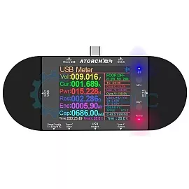 Цифровой тестер JUWEI Atorch UD24 с полным комплектом для тестирования фото