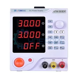 Одноканальный линейный блок питания eTOMMENS eTM-303DP (30В, 3А) фото