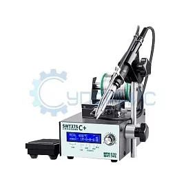 Цифровая паяльная станция SWT 375C+ с автоматической подачей припоя фото