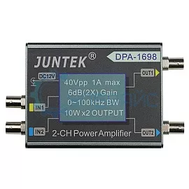 Двухканальный усилитель мощности сигнала JUNTEK DPA-1698 фото