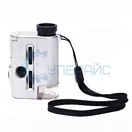 Портативный микроскоп 30-60x с подсветкой фото