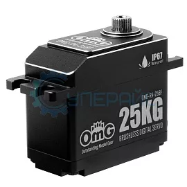 Серводвигатель со степенью защиты IP67 OMG-R4-25BF (180°, 25 кг*см) фото