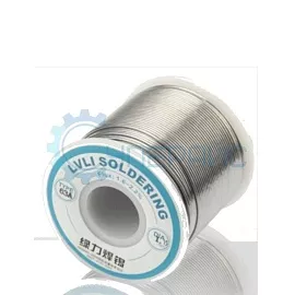 Припой проволочный с канифолью (олово Sn 55%, LVLI 63A, 1 мм, 500 г) фото