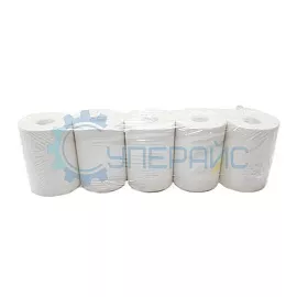 Самоклеящаяся термоэтикетка 58x40 мм, 5 рулонов, 300 этикеток ЭКО, без печати, без втулки фото