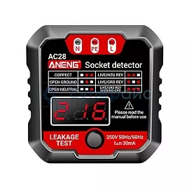 Тестер для розеток ANENG AC28 фото