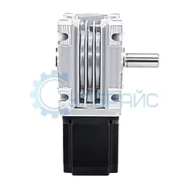 Электромотор с червячным редуктором UMot 57HS5417 (1:40) и односторонним валом фото