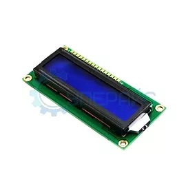 ЖК дисплей lcd 1602 символьный 16x2, зеленая подсветка для arduino фото