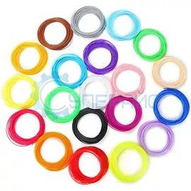 PLA пластик для 3D ручки, набор из 20 цветов (100 метров) фото