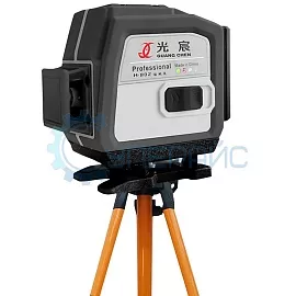 Восьмилучевой нивелир GUANG CHEN H-802 (зеленый лазер) со штативом фото