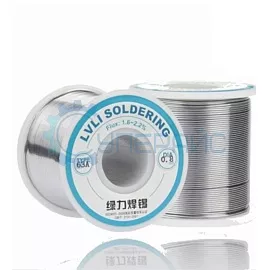 Припой проволочный с канифолью (олово Sn 55%, LVLI 63A, 0.8 мм, 500 г) фото