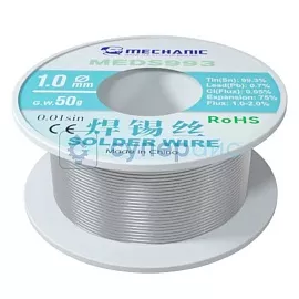 Бессвинцовый припой MECHANIC MEDS993 Sn99.3/Pb0.7 (1 мм, 50 г) фото