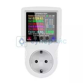 Измеритель напряжения розеток Juwei ATORCH S1 16A WiFi фото