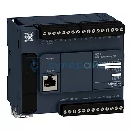 Программируемый контроллер Schneider Electric TM221C24R фото