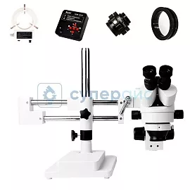 Тринокулярный цифровой микроскоп Kaisi 37045A-STL2 с камерой 20 Мп фото