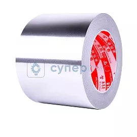 Клейкая алюминиевая лента 100мм/50м фото