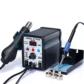 Термовоздушная паяльная станция YIHUA-8786D + паяльник фото