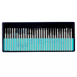 Боры алмазные HiLDA, набор 30 шт фото