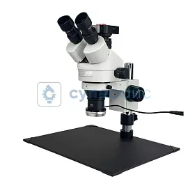 Панкратический микроскоп Crystallite ST-7045 тринокулярный с камерой (HDMI, VGA, USB) фото