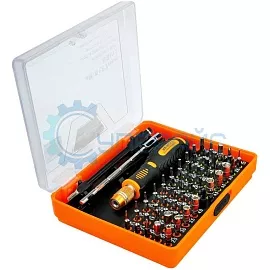Отвертка с набором бит и торцевых головок JAKEMY JM-8127 53 в 1 фото