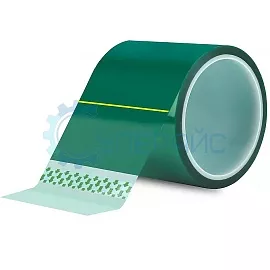 Клейкая термолента PET 80 мм x 33 м (1 рулон) фото